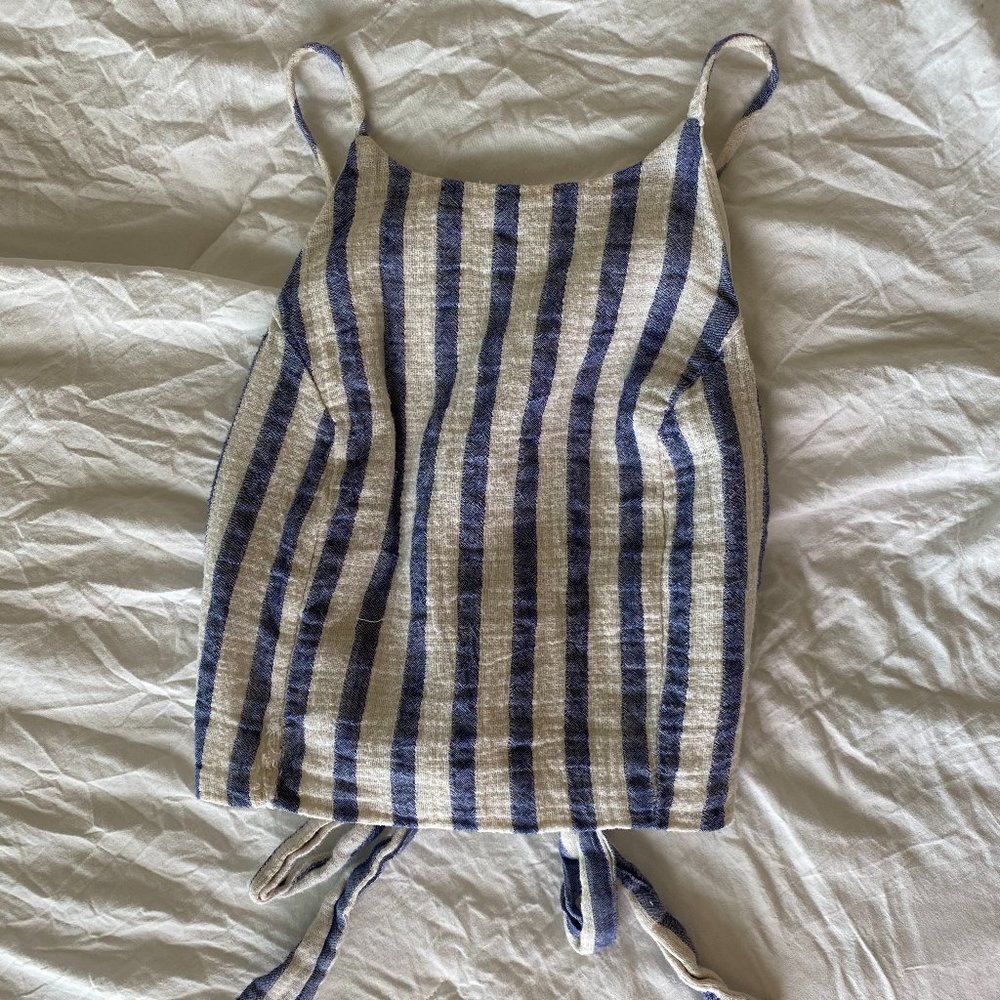 Openback Stripped Tank Top